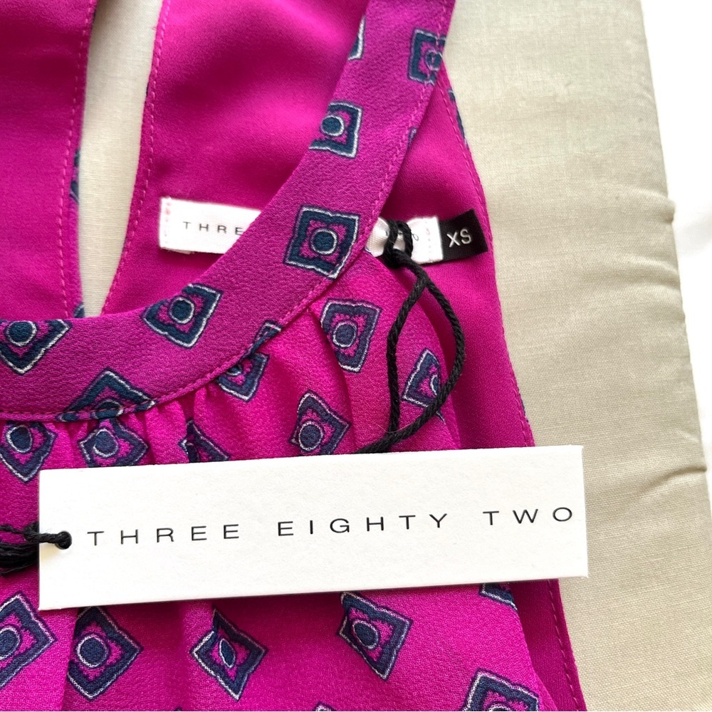 Three Eighty Two Pink Halter Neck Maxi Dress NWT - image 11